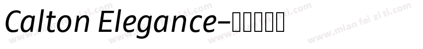 Calton Elegance字体转换